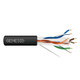 Genesis 23/4 Cat 6 Plus Unshielded (U/UTP) Plenum Networking Cable, Pull Box, 1000ft, Black - 51021108 Genesis 23/4 Cat 6 Plus Unshielded (U/UTP) Plenum Networking Cable, Pull Box, 1000ft, Black - 51021108